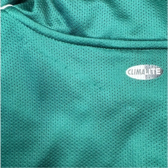 Adidas Men’s Track Jacket S Green White Stripes Pockets Lightweight Oversized - Picture 10 of 10